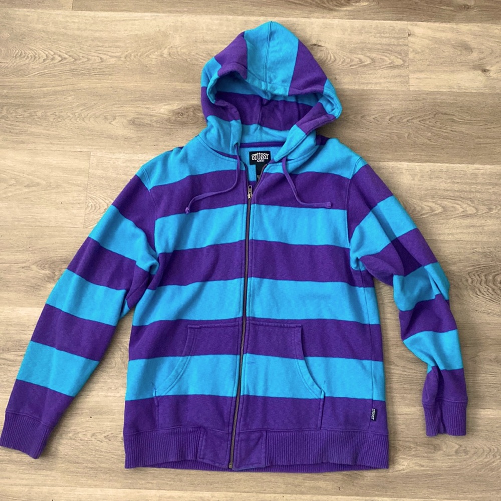 Vintage Stussy zip up size XL.